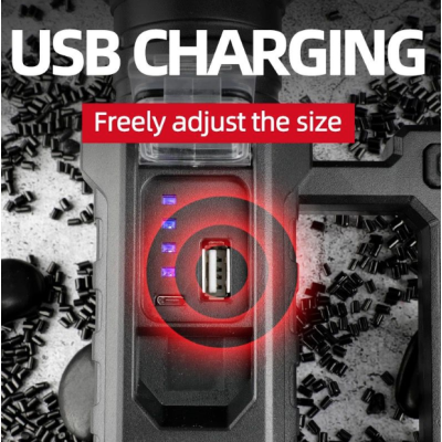 Lanterna LED cu reflector si trepied L-835 negru