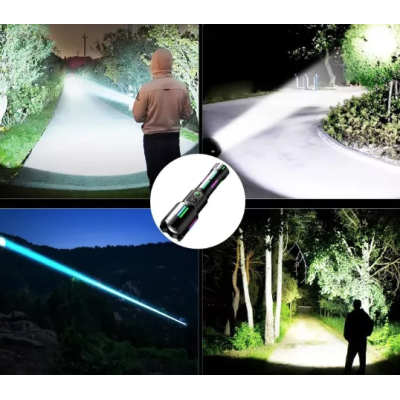 Lanterna LED L660 zoom telescopic reincarcabila 35W