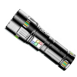 Lanterna profesionala BL G601 putere 300W fiabilitate 4 acumulatori 18650 Incarcare USB 5km