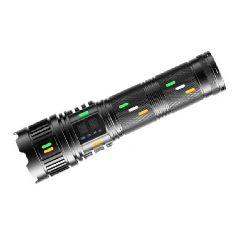 Lanterna profesionala CB G400Y din aluminiu resistenta la socuri cu led 300w 4 acumulatori 181350 incarcare USB