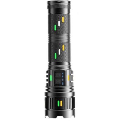 Lanterna profesionala CB G400Y din aluminiu resistenta la socuri cu led 300w 4 acumulatori 181350 incarcare USB