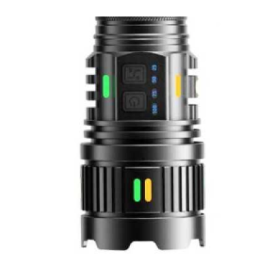 Lanterna profesionala CB G400Y din aluminiu resistenta la socuri cu led 300w 4 acumulatori 181350 incarcare USB