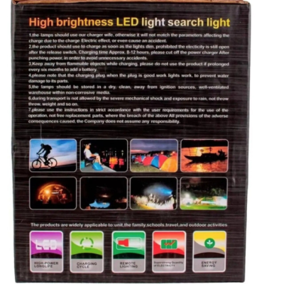 Lanterna Profesionala de mana cu LED TD 6000A T6 de 30 W