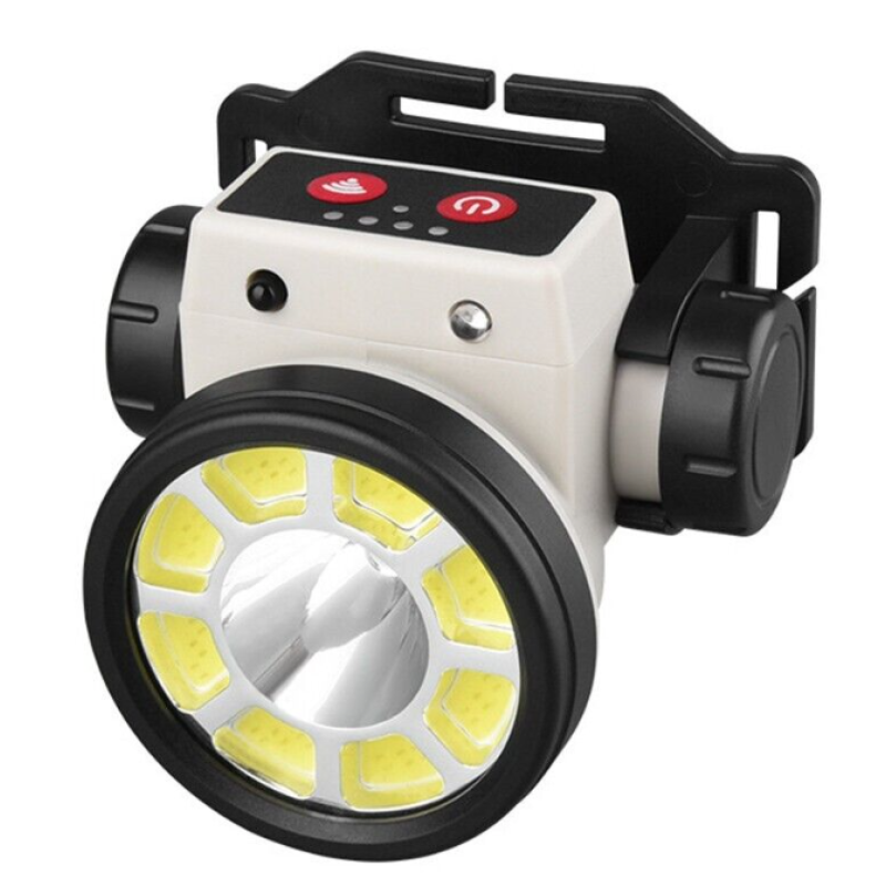 Lanterna puternica de cap LY 004 cu LED COB si senzor de miscare