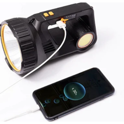 Lanterna puternica de mana cu incarcare USB Andowl Q D919