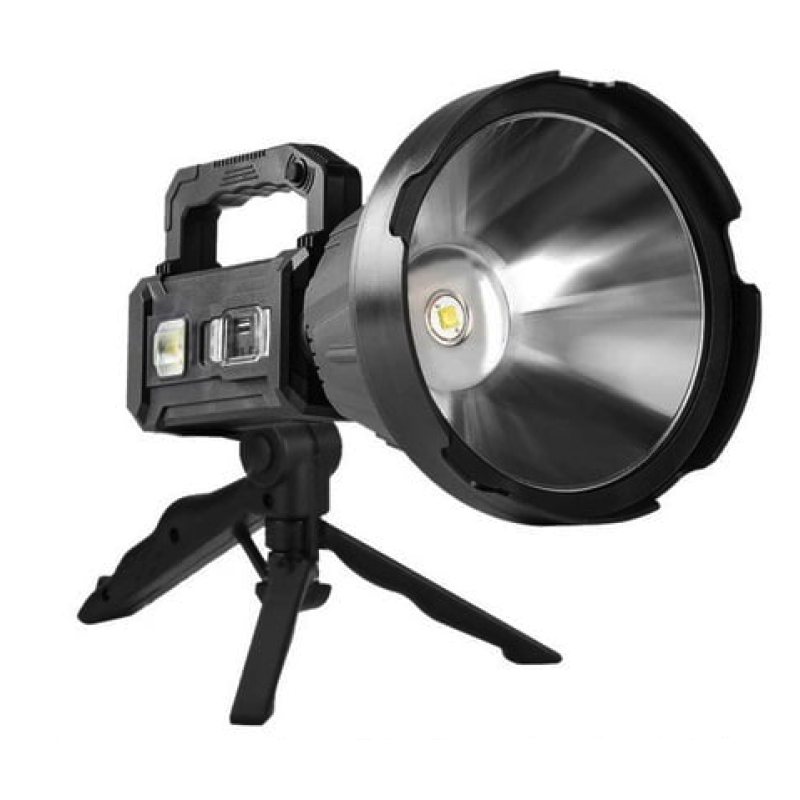 Lanterna puternica de mana LED P90 cu trepied W5111