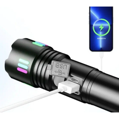 Lanterna puternica de mana P45 pentru distante lungi