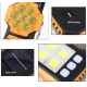 Lanterna solara HS-8029-7-B multifunctionala  cu 3 surse de lumin COB
