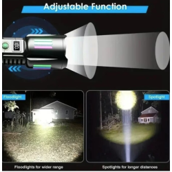 Lanterna tactica profesionala 6500lm RL W515 incarcare tip C 26650mah baterie