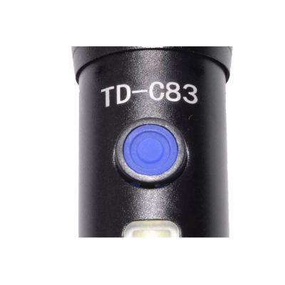 Lanterna TD-C83 cu LED CREE 7 W LED lateral COB 7 W acumulator integrat zoom telescopic