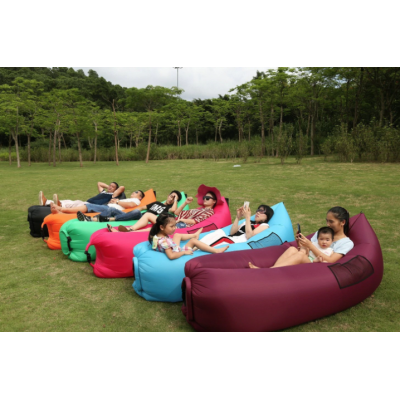 Lazzy Bag Saltea-sezlong gonflabil portabil