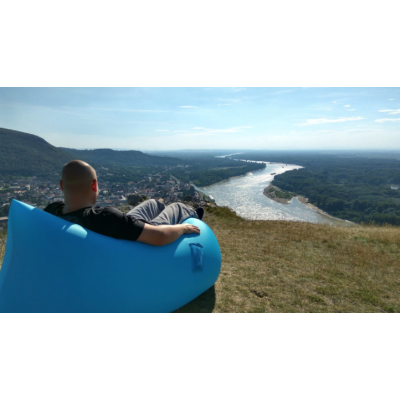 Lazzy Bag Saltea-sezlong gonflabil portabil