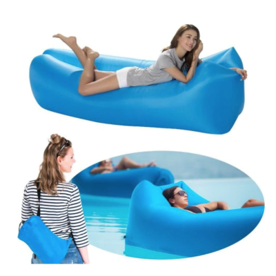 Lazzy Bag Saltea-sezlong gonflabil portabil