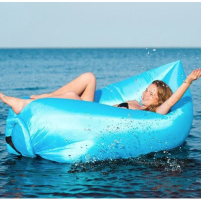 Lazzy Bag Saltea-sezlong gonflabil portabil