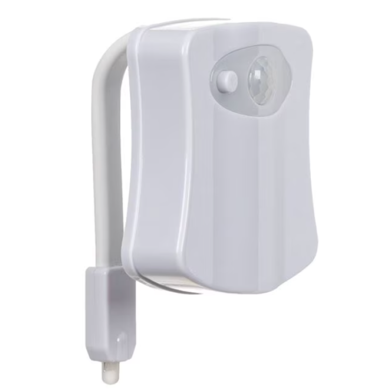 Led pentru vasul de toaleta cu senzor infrarosu de miscare si 8 lumini