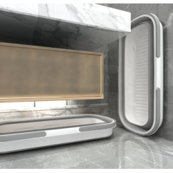 Lighean pliabil dreptunghiular portabil 8 Litri