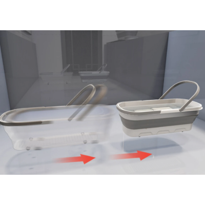 Lighean pliabil dreptunghiular portabil 8 Litri