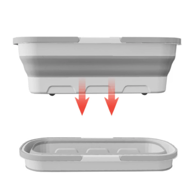 Lighean pliabil dreptunghiular portabil 8 Litri