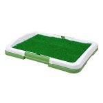 Litiera tip Tavita Toaleta pentru Animale de companie cu Gazon/Iarba Artificiala pentru Casa