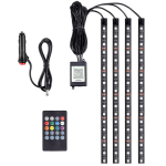 Lumini Ambientale RGB LED Cu Telecomanda Pentru Masina Q CD52