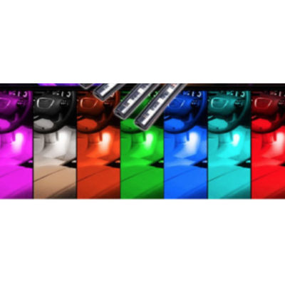 Lumini Ambientale RGB LED Cu Telecomanda Pentru Masina Q CD52