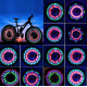 Lumini spite bicicleta, 32 LED multicolor cu 30 moduri iluminare
