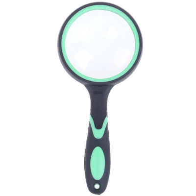 Lupa 90mm 4X cu maner din cauciuc