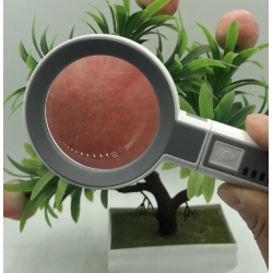 Lupa pliabila de birou DH100SC cu 24 leduri si incarcare USB