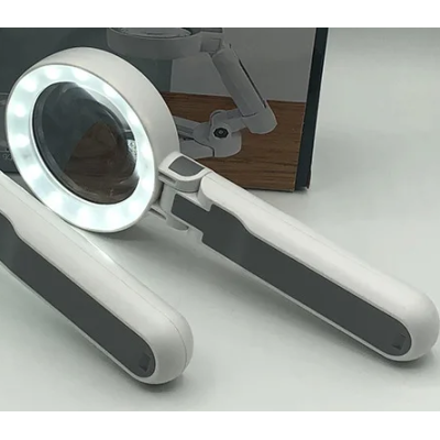 Lupa pliabila de birou DH100SC cu 24 leduri si incarcare USB