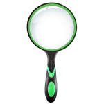 Lupa profesionala 90mm 4X cu maner din cauciuc