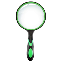 Lupa profesionala 90mm 4X cu maner din cauciuc