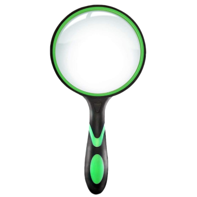 Lupa profesionala 90mm 4X cu maner din cauciuc