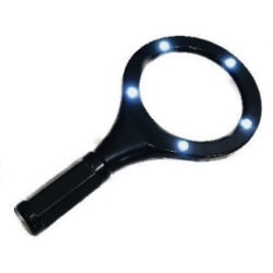 Lupa profesionala cu 5 led-uri si trei moduri de iluminare