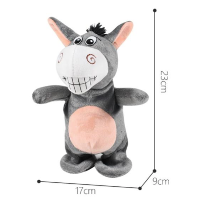 Magarus interactiv MARE cu 2 functii Merge la plimbare si imita sunete, jucarie din plus