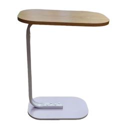 Masa Mica in forma de U cu picior Metalic si top din Lemn 