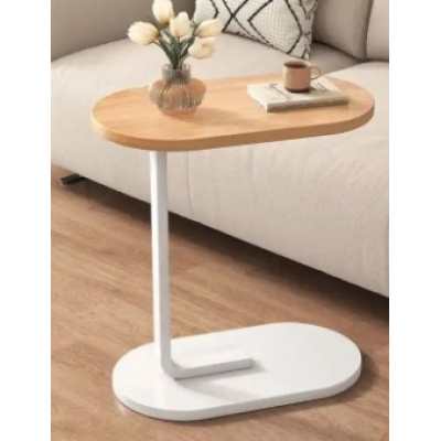 Masa Mica in forma de U cu picior Metalic si top din Lemn