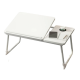 Masa pliabila pentru laptop cu suport pentru pahar reglabila pe inaltime 5 pozitii ALBA