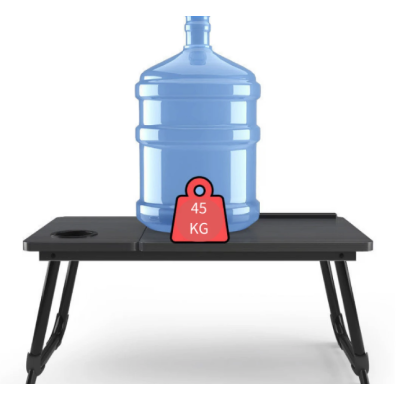 Masa pliabila pentru laptop cu suport pentru pahar reglabila pe inaltime 5 pozitii ALBA