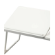 Masa pliabila pentru laptop cu suport pentru pahar reglabila pe inaltime 5 pozitii ALBA