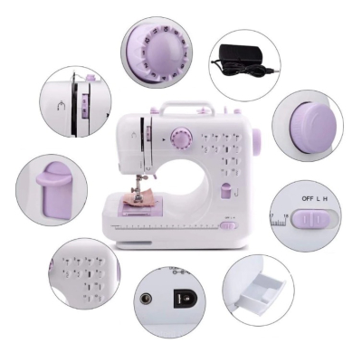 Masina de cusut SM-505 Alb-Roz