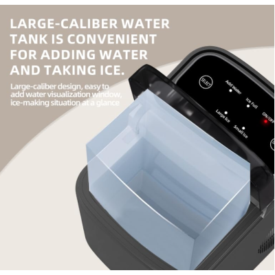 Masina de facut gheata 120W Rezervor apa 2.2 litri pana la 12 kg gheata/zi