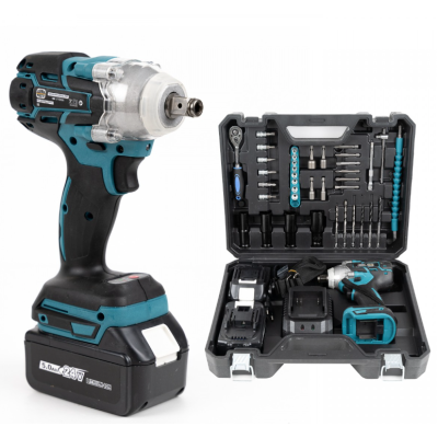 UB Masina de impact si insurubat cu 2 acumulatori si 43 accesorii  36V 5Ah