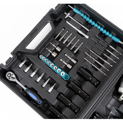 UB Masina de impact si insurubat cu 2 acumulatori si 43 accesorii  36V 5Ah