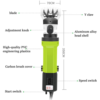 Masina de tuns oi N1J-MYR-76A electrica profesionala 650W cu 6 trepte de viteza