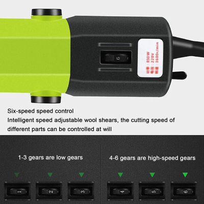 Masina de tuns oi N1J-MYR-76A electrica profesionala 650W cu 6 trepte de viteza