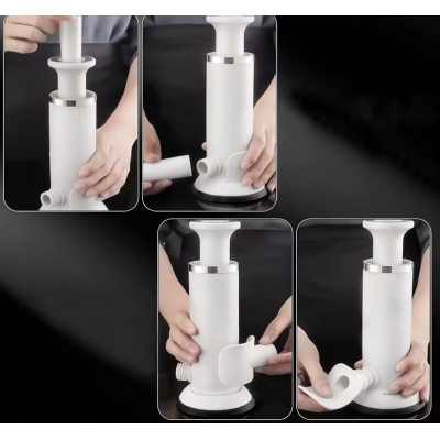 Masina manuala 2 in 1 pentru carnati si chiftele compacta usor de utilizat