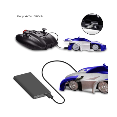 Masinuta Wall Climber BLUE antigravitationala cu Telecomanda