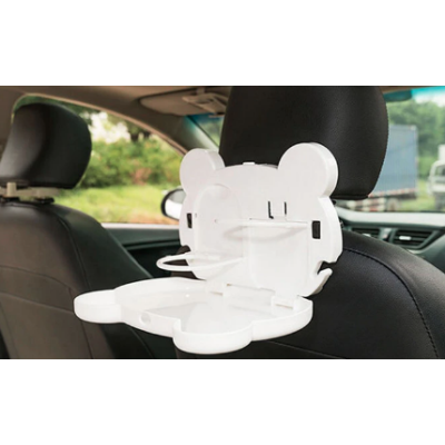 Masuta auto cu suport pahare pentru copii, 23.5 x 19 cm, Panda