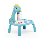 Masuta desen cu proiectie  Albastru