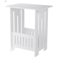 Masuta retro stil noptiera ALBA cu spatiu de depozitare